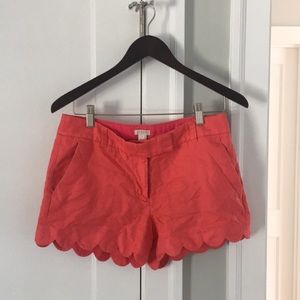 Scalloped J.Crew Shorts